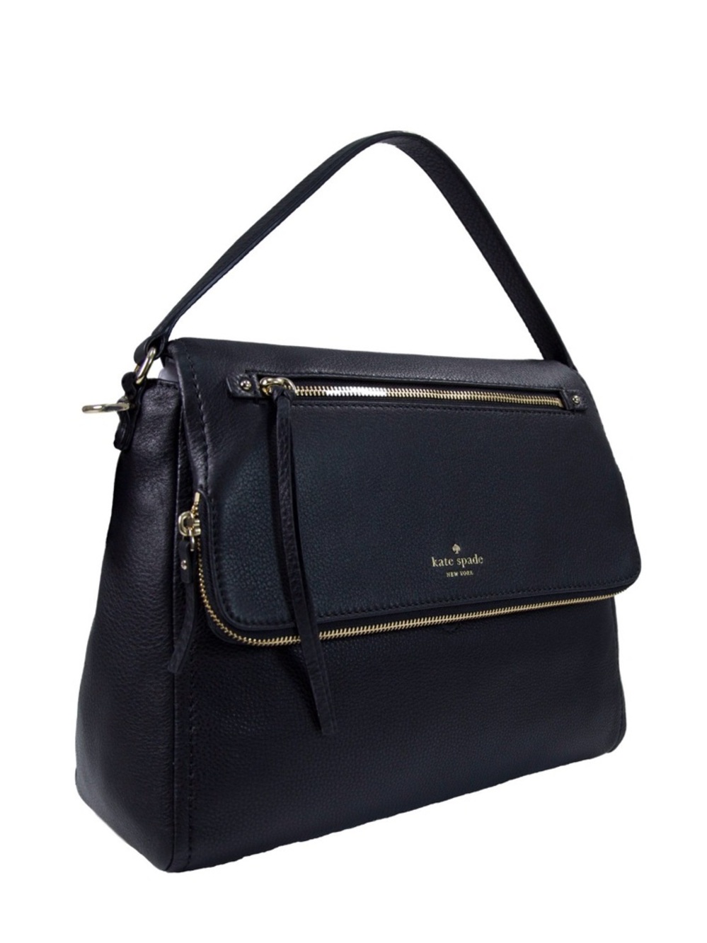 kate spade Black cobble hill toddy Pebbled Leather Shoulder Bag crossbody - Picture 2 of 7